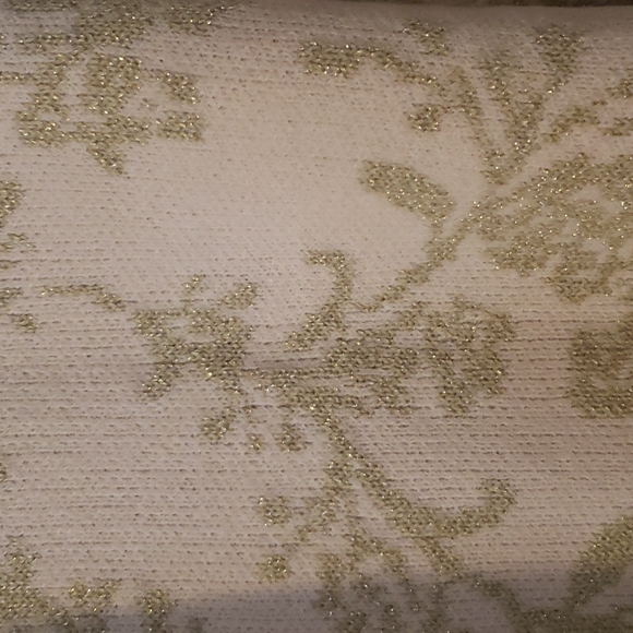 Nwt Croft & Barrow pink/gold doft sweater M - Picture 2 of 3